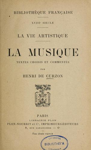 La musique
