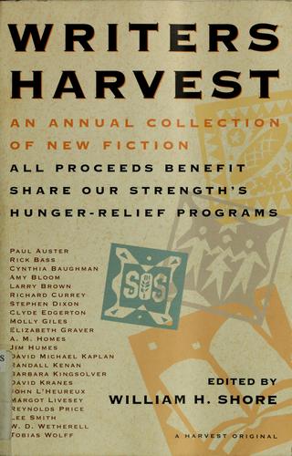 Writers harvest