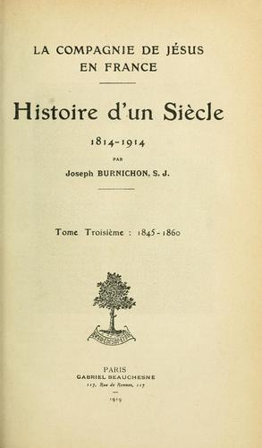 La Compagnie de Jésus en France
