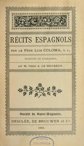 Récits espagnols --