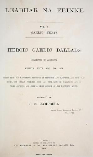 Leabhar na Feinne