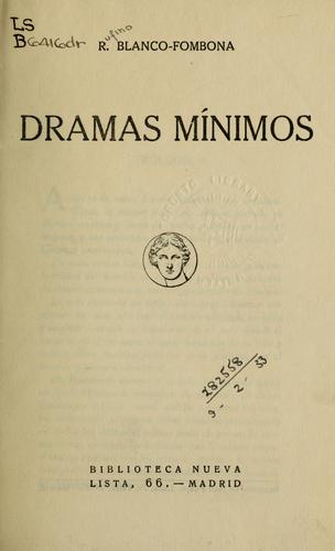 Dramas mínimos.