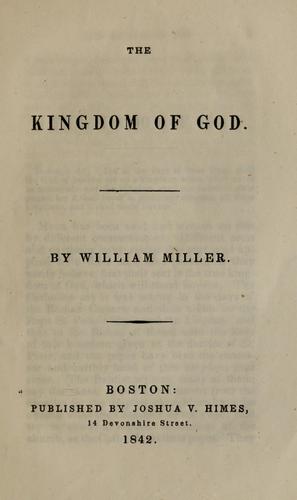 The Kingdom of God.