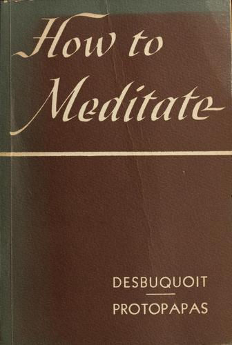 How to meditate.