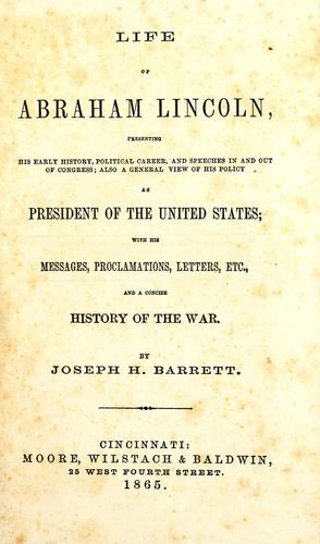 Life of Abraham Lincoln
