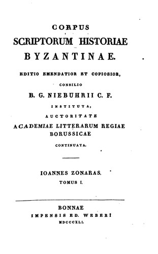 Corpus scriptorum historiae byzantinae