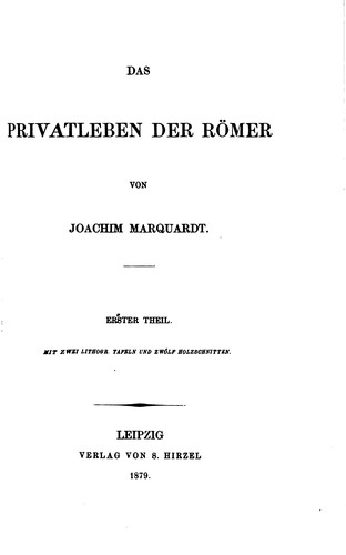 Das Privatleben der Römer