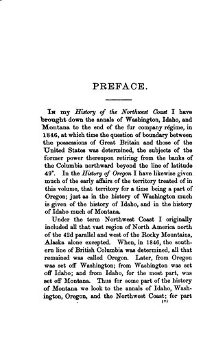 History of Washington, Idaho, and Montana