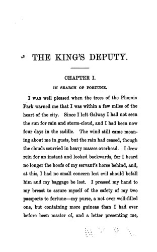 The King's Deputy: A Romance of the Last Century
