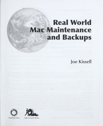 Mac maintenance and backups