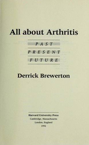 All about arthritis