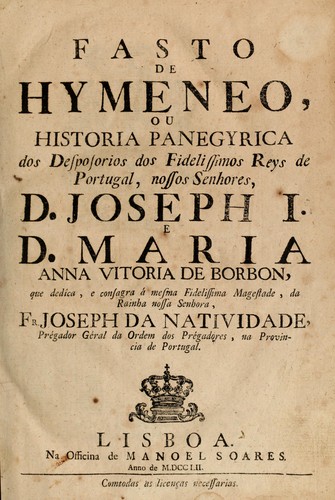 Fasto de Hymeneo