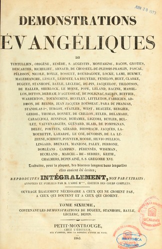 Démonstrations évangéliques
