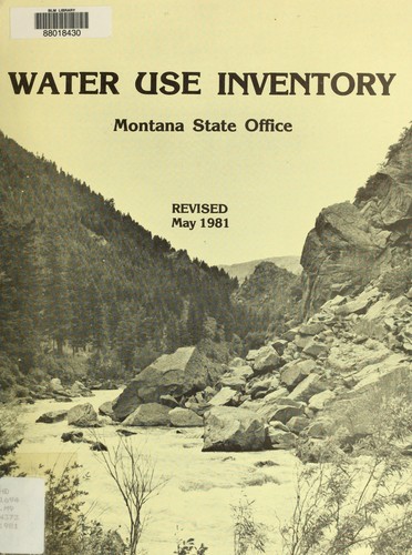 Water use inventory