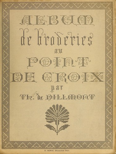 Album de broderies au point de croix