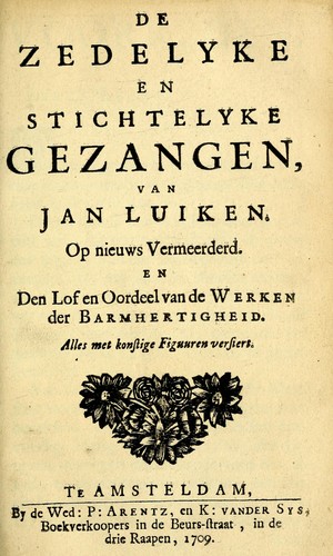 De zedelyke en stichtelyke gezangen