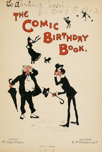 The Comic birthday book