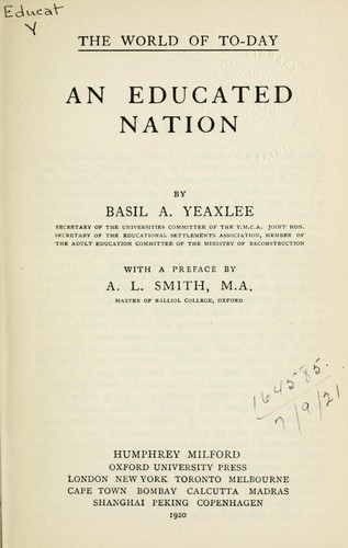 An educated nation