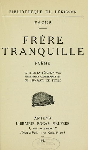 Frère tranquille