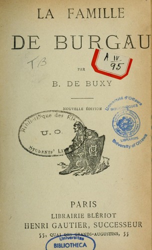 La famille de Burgau