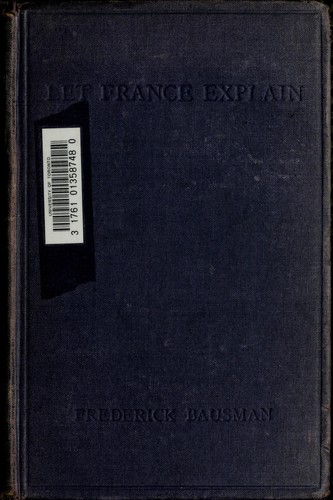 Let France explain