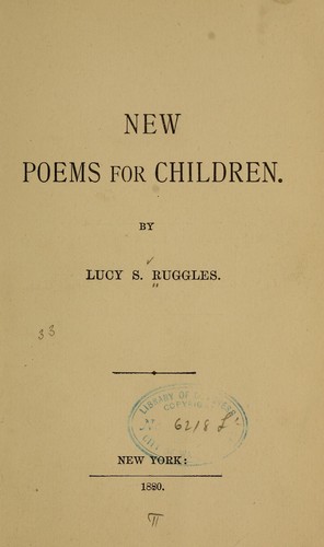 New poems for children.