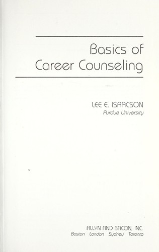 Basics of career counseling