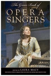 Grove book of opera singers