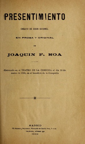 Presentimiento
