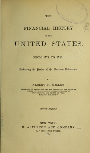 The financial history of the United States