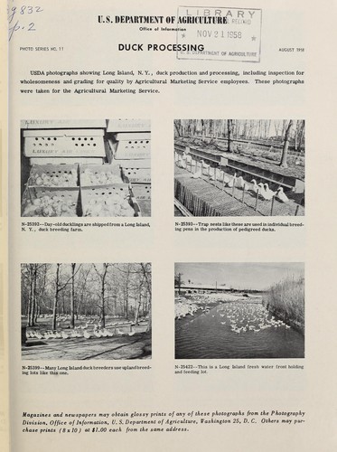 Duck processing