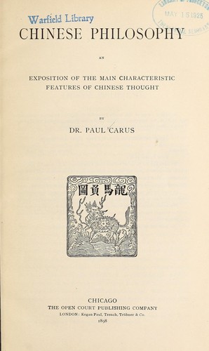 Chinese philosophy