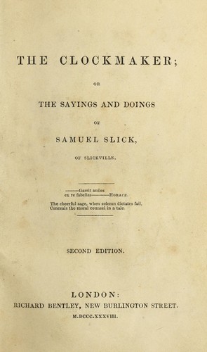 The clockmaker