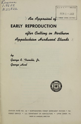 An appraisal of early reproduction after cutting in northern Appalachian hardwood stands