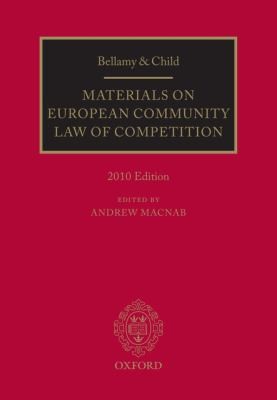 Bellamy Child Materials On European Community Law Of Competition