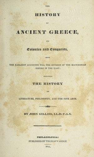 The history of ancient Greece