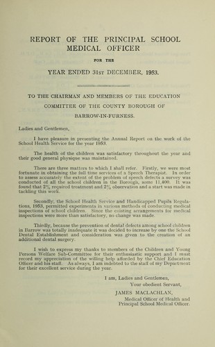 [Report 1953]