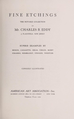 Fine etchings