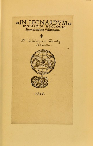 In Leonardum Fuchsium apologia