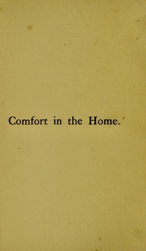 Comfort in the home