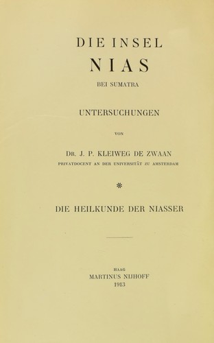 Die insel Nias bei Sumatra