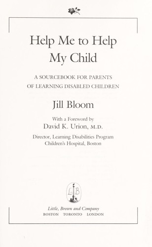 Help me to help my child