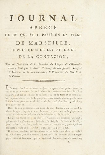 Journal abr©♭g©♭ de ce qui s'est pass©♭ en la ville de Marseille