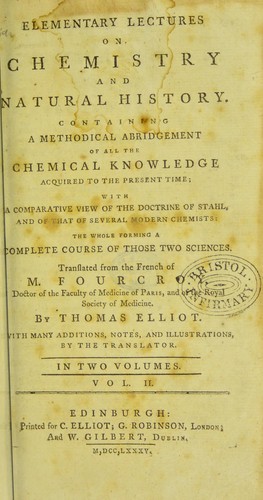 Elementary lectures on chemistry and natural history