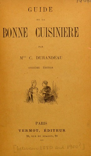 Guide de la bonne cuisini©·re