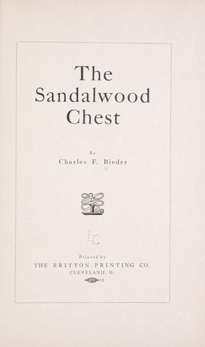 The sandalwood chest
