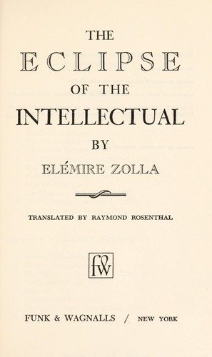 The eclipse of the intellectual.