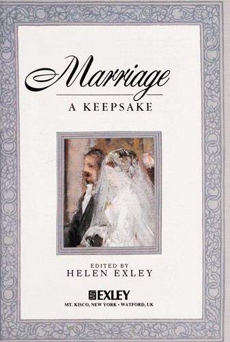 Marriage : a keepsake