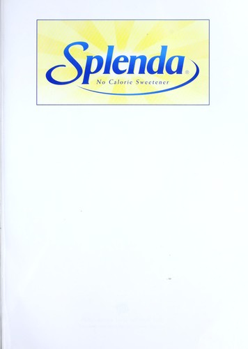 Splenda No Calorie Sweetener Cookbook