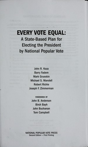 Every vote equal
